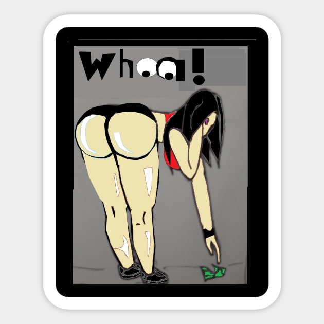 Whoa! Sticker by Wrek